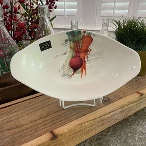 EFFETTI OBLONG ITALY PASTA VEGETABLE SERVING BOWL